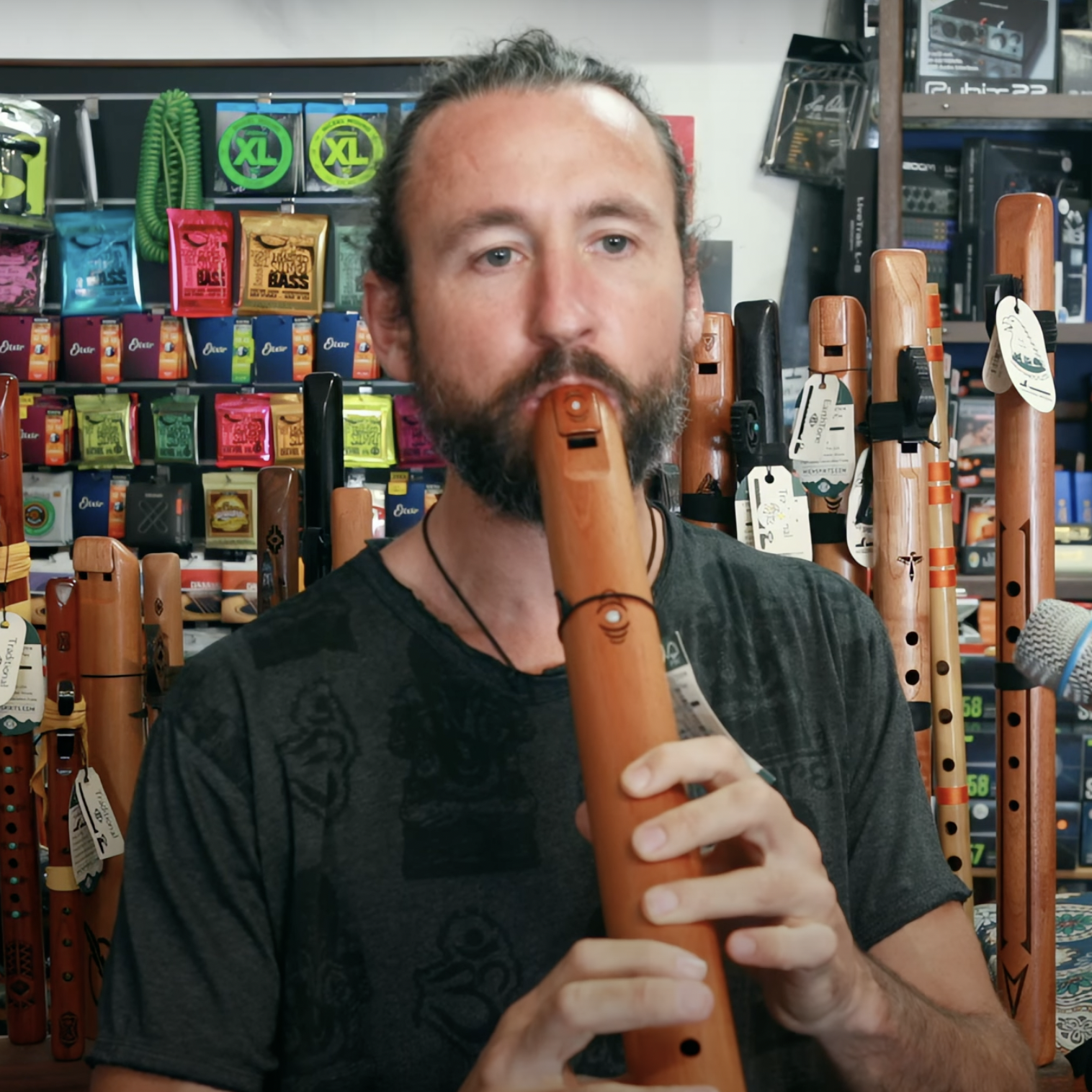 High Spirits flutes demonstration with Luke