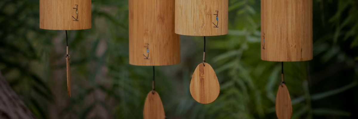 Meditation chimes, wind chimes and handcrafted bells for sound healing, yoga, relaxation and home ambience at Son of Drum Australia.