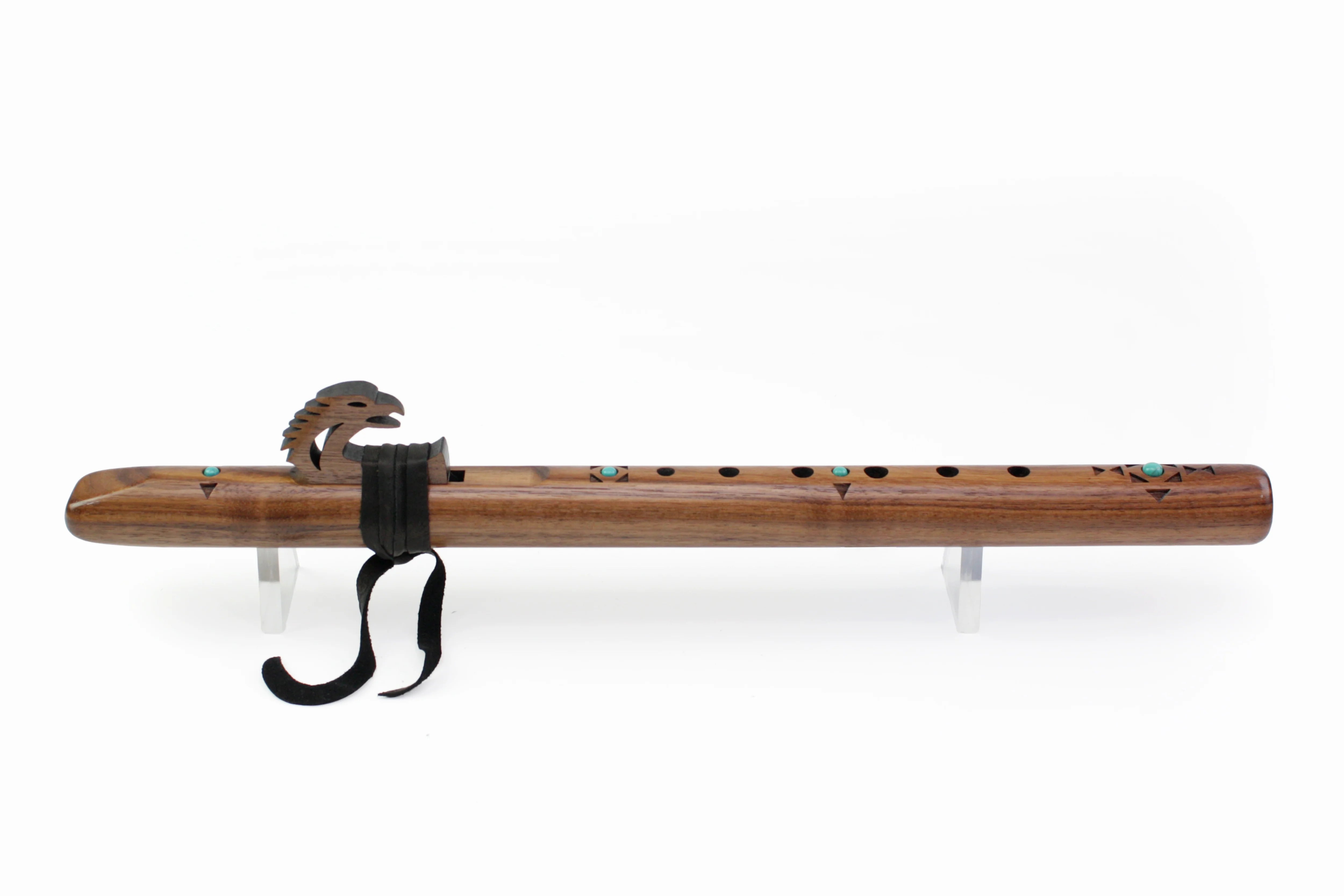 High Spirits Sparrow Hawk 'A' - Walnut with Turquoise inlays