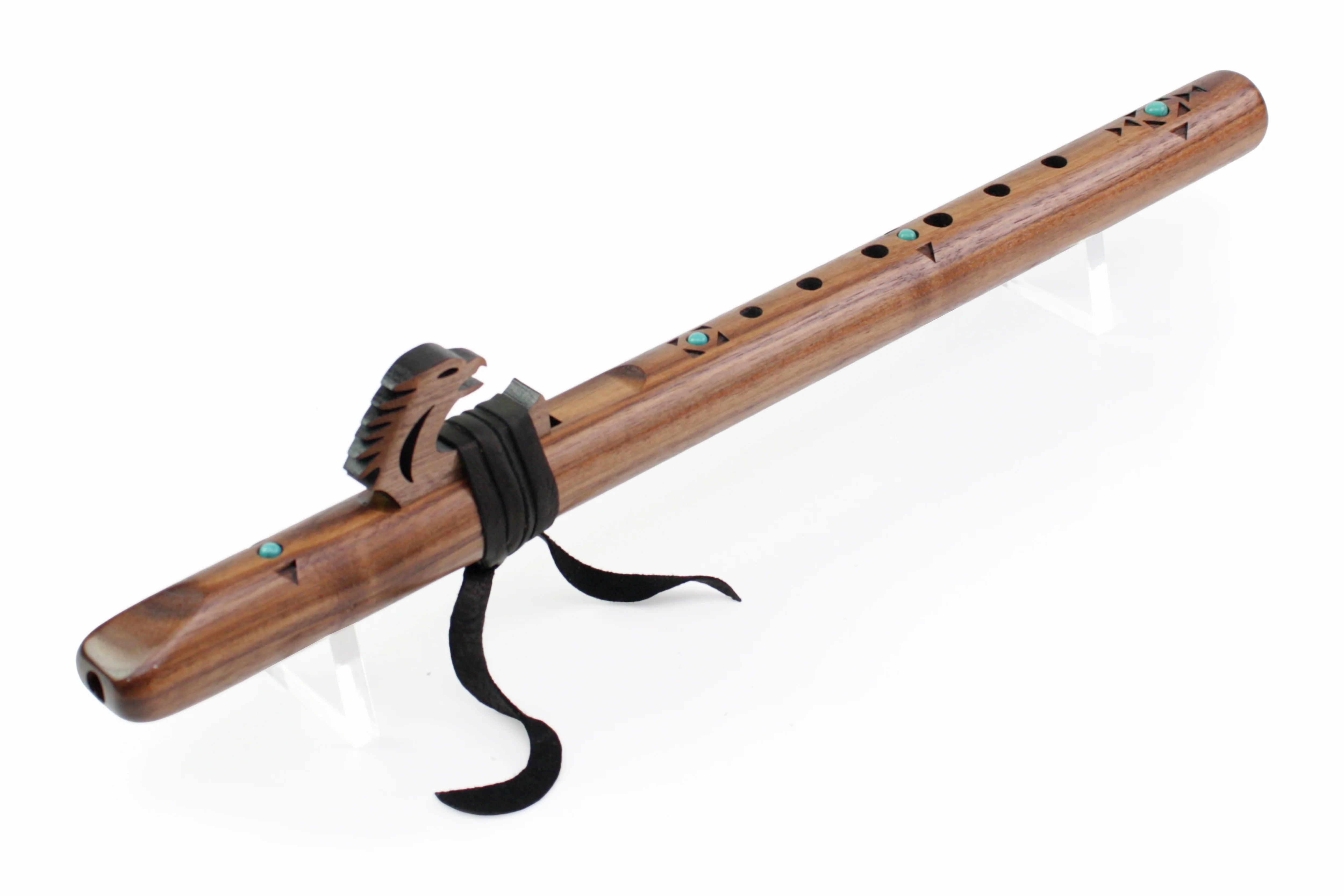 High Spirits Sparrow Hawk 'A' - Walnut with Turquoise inlays