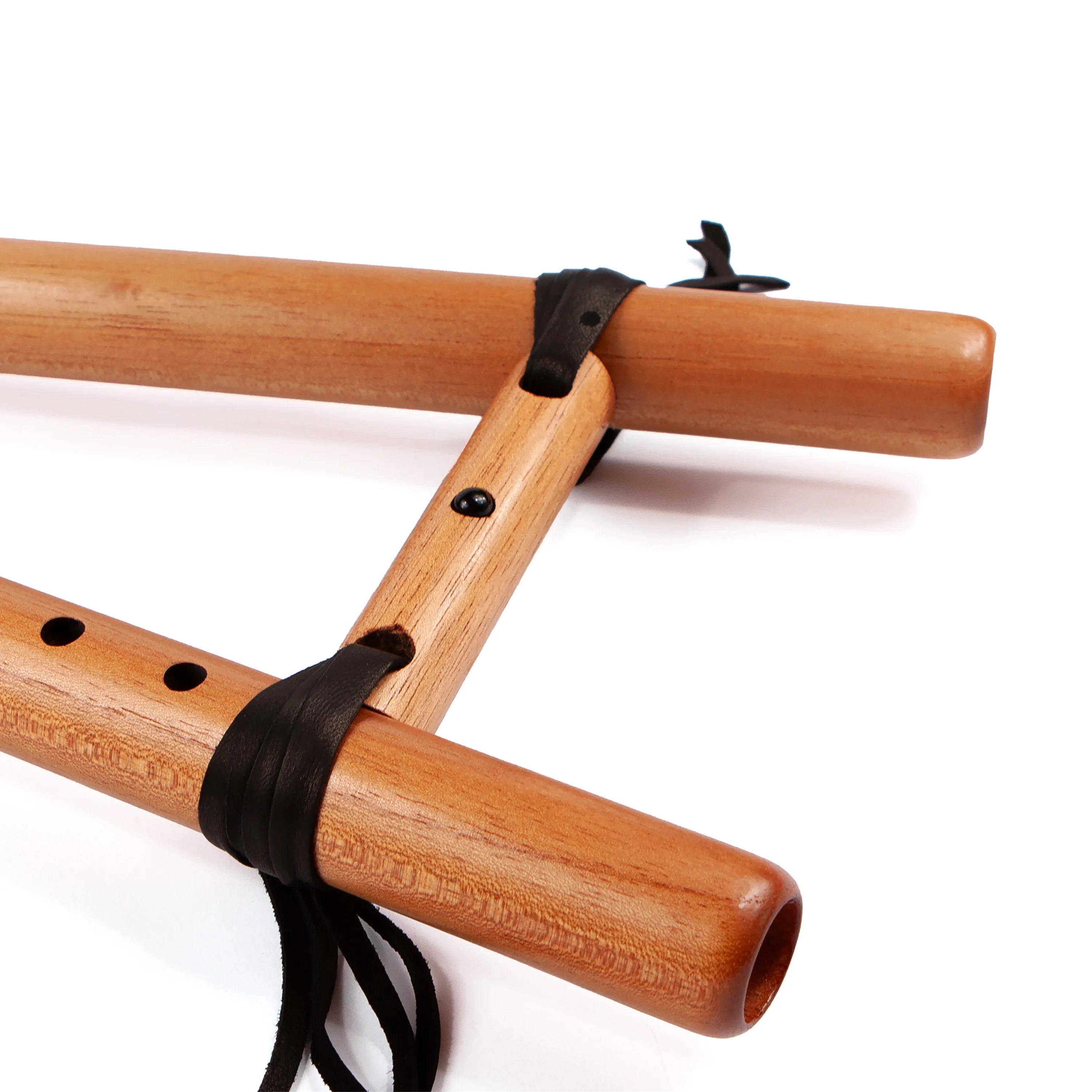 Artisan-made G minor double flute with bright clear tone