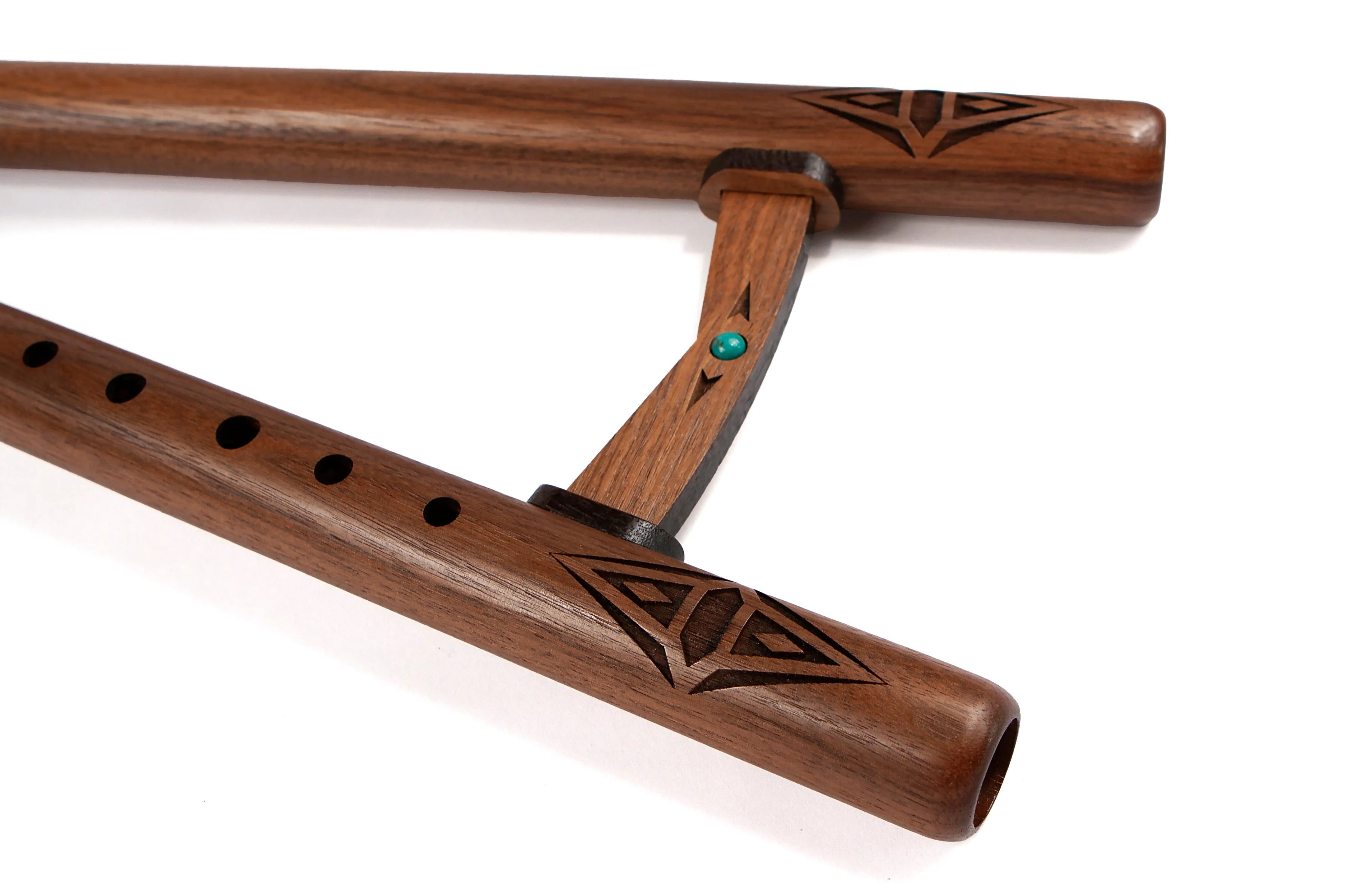 High Spirits double flute walnut wood F# minor Son of drum