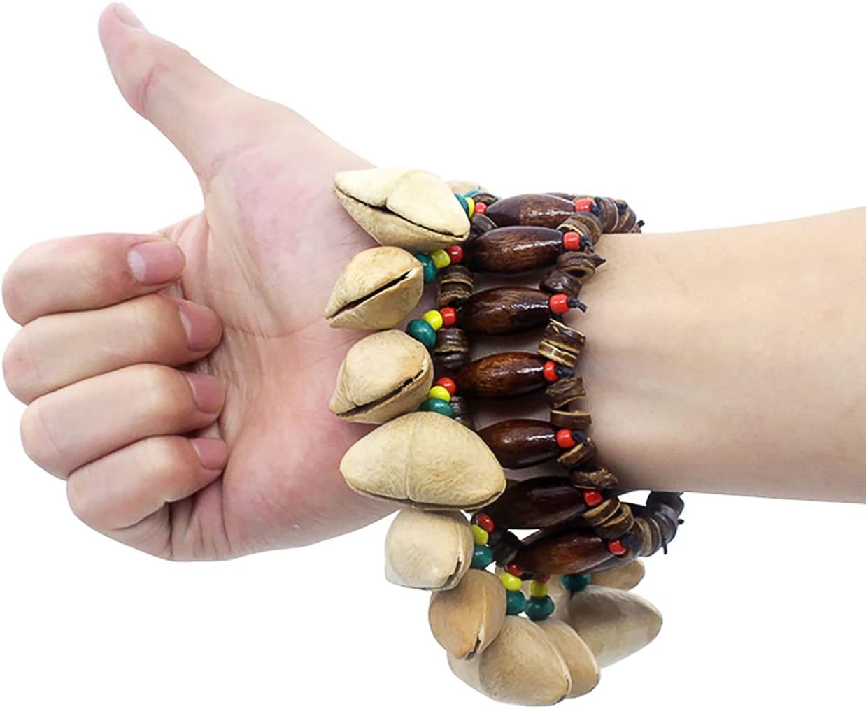 Dora husk wood Ankle Wrist Bracelet