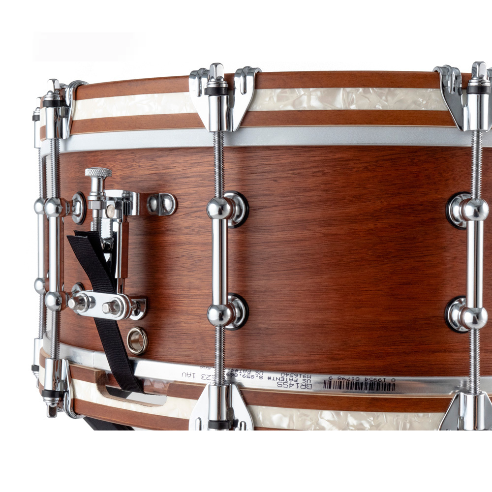 Dixon Artisan Series Australian Rose Gum Snare Drum in Satin Natural