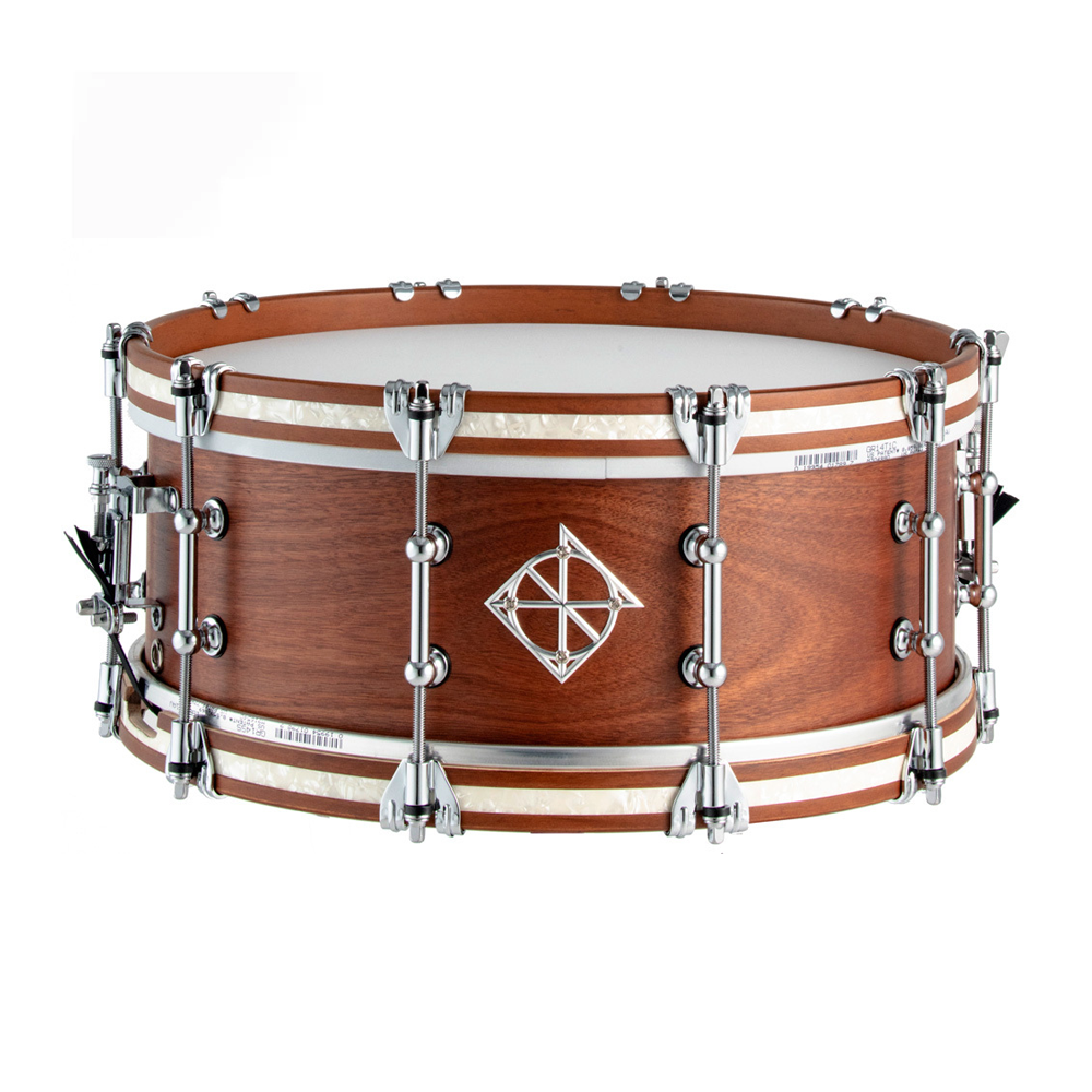 Dixon Artisan Series Australian Rose Gum Snare Drum in Satin Natural - 14 x 5.5" Designed by Chris Brady