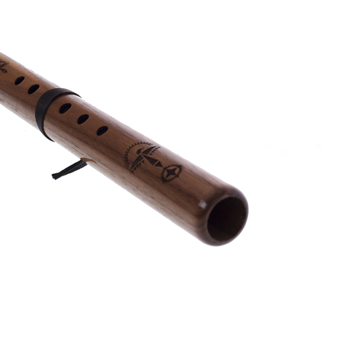 Wooden flute walnut - bass E flute australia