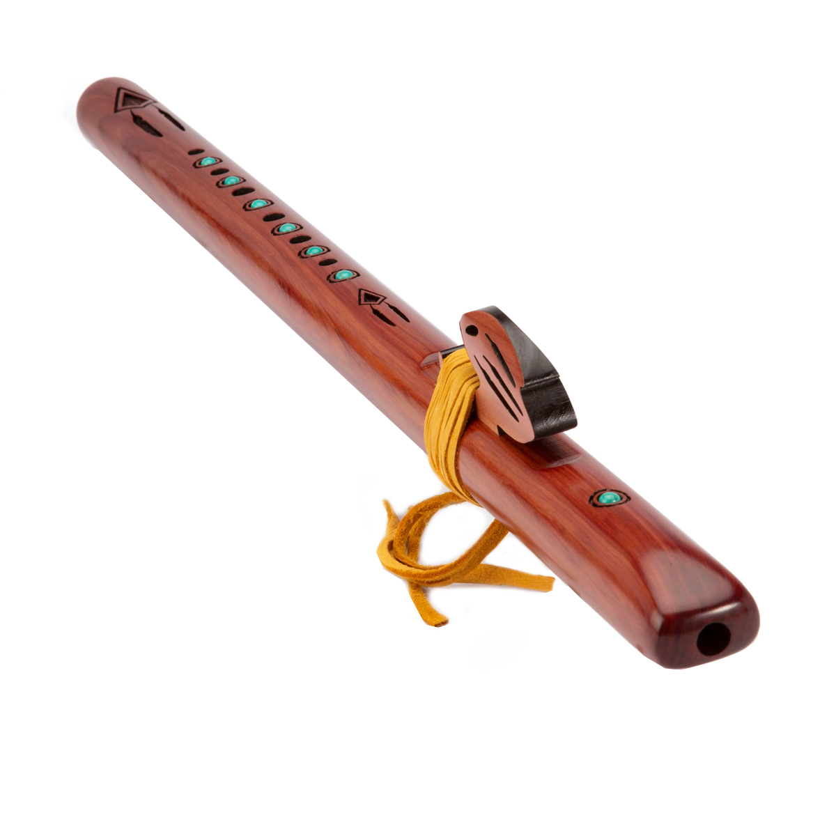 High Spirits Golden Eagle F# Flute - Aromatic Cedar with Turquoise inlays son of drum australia