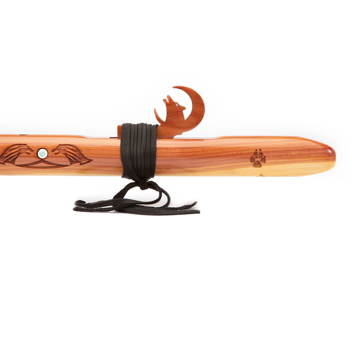 High Spirits Looking Wolf Signature Flute Key of A - Aromatic Cedar