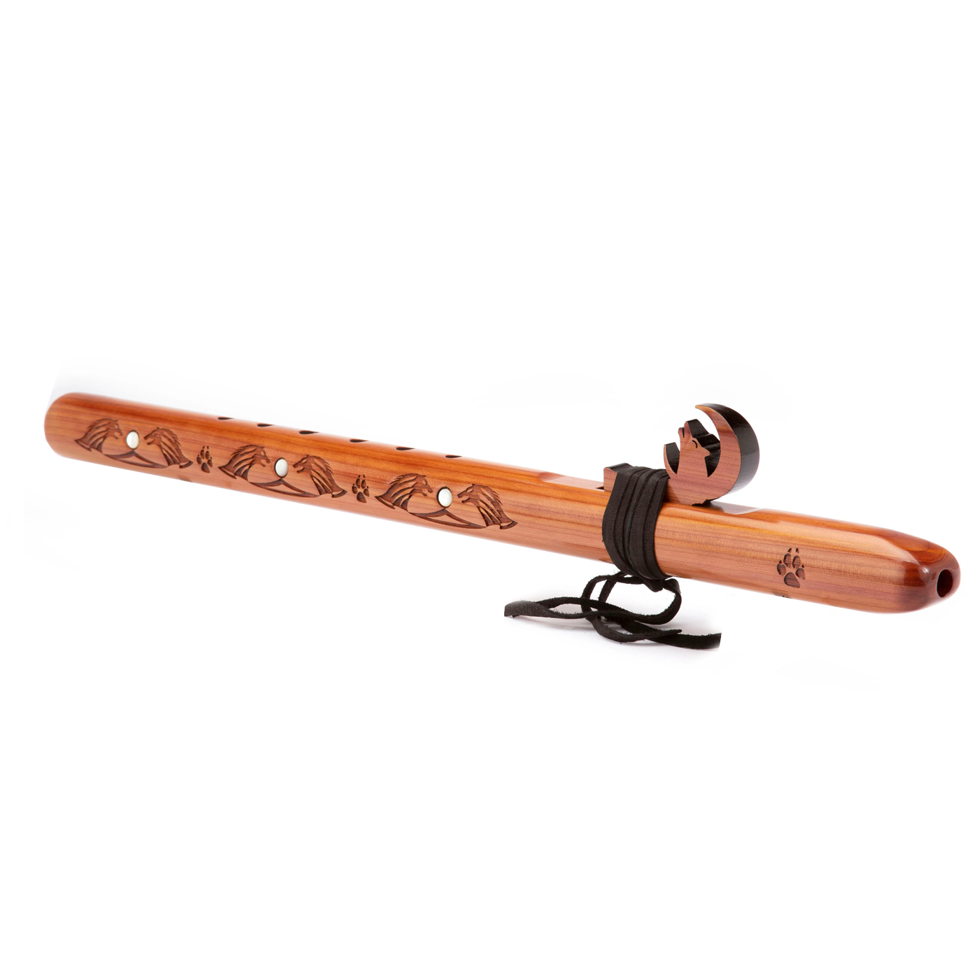 High Spirits Looking Wolf Signature Flute Key of G - Son of Drum