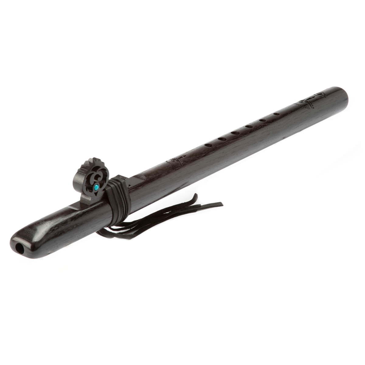 Son of drum - High Spirits One-Inch Bore Bass Flute - Key of E - Ebonized Walnut