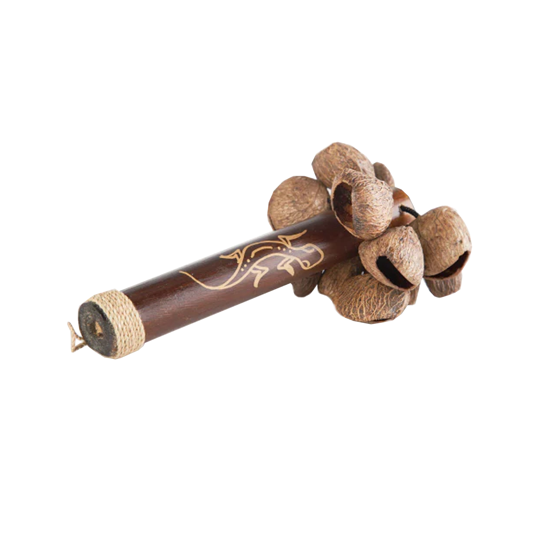 Juju Shaker - Textured pods / Gecko Handle