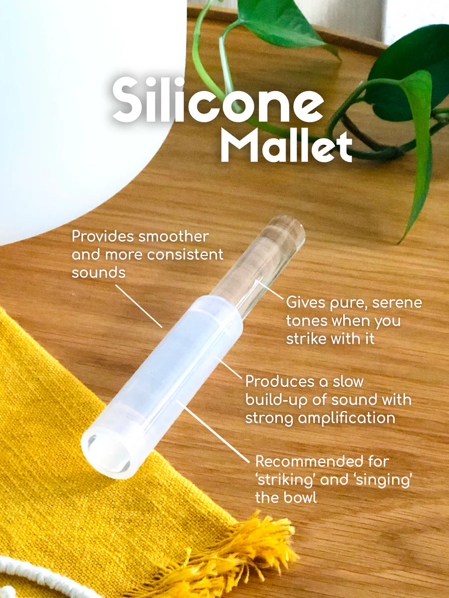 Rainbow Sounds Silicon Crystal Bowl Striker Son of Drum