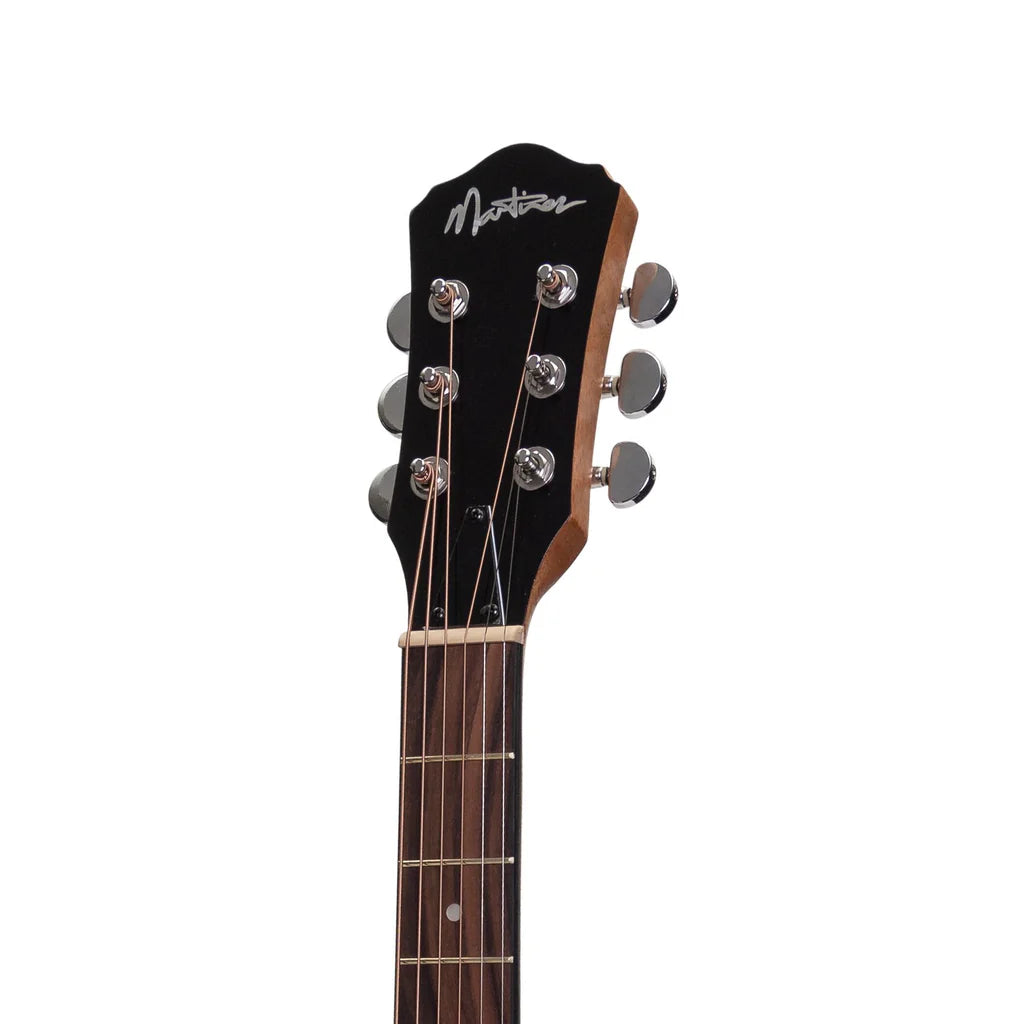 Martinez MJH-3C-MWD acoustic guitar natural finish front view