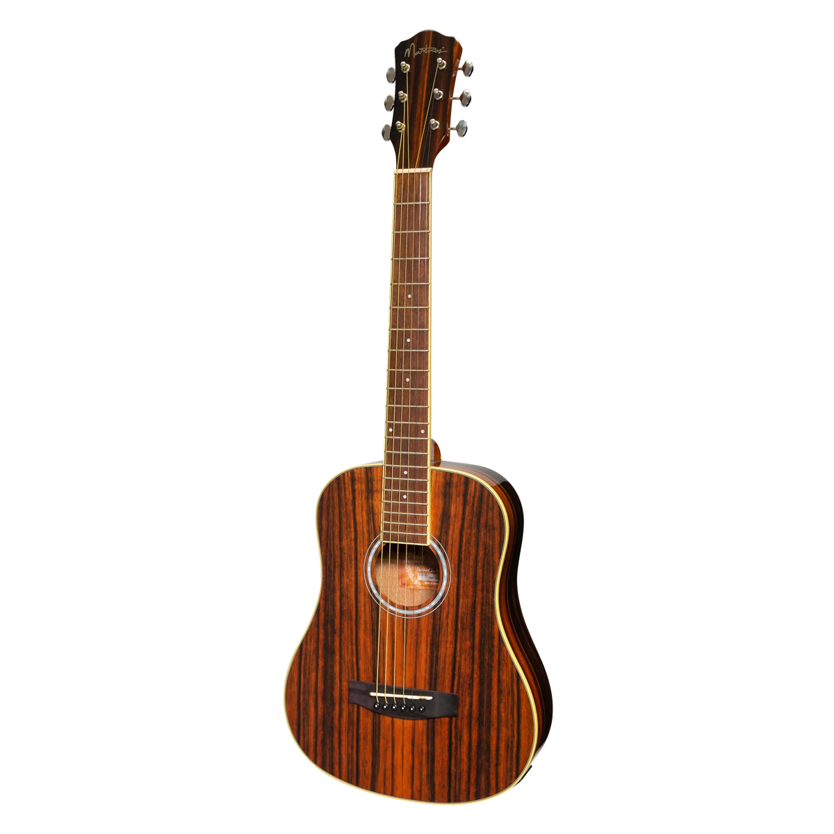 Martinez 51 Series travel acoustic guitar Amara wood