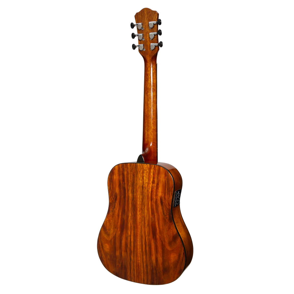 Martinez Babe Traveller travel acoustic guitar teakwood finish