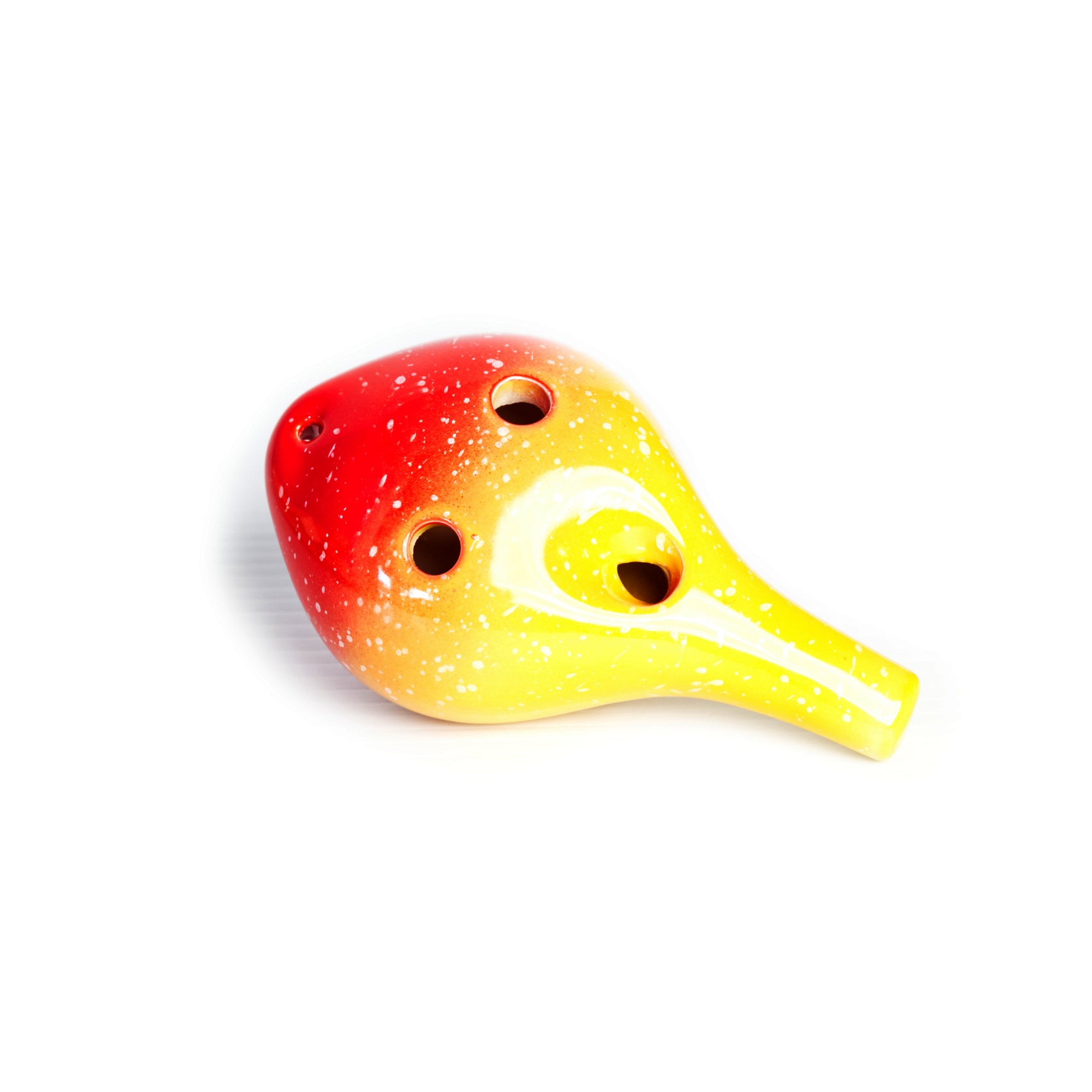 Ocarina 6 Hole Mixed Colours C-Tone Red yellow