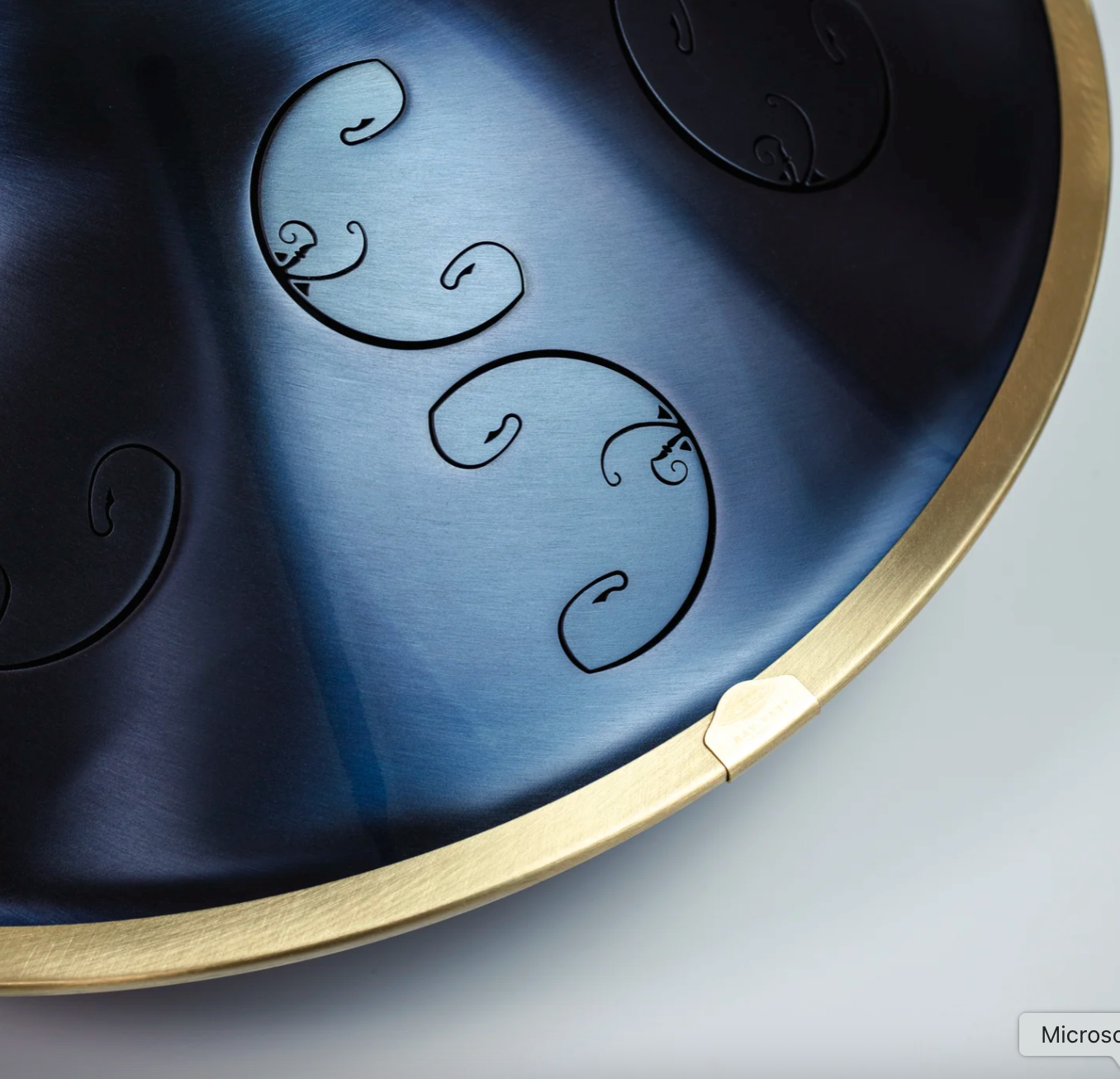 RAV Vast 10-note handpan in indigo finish