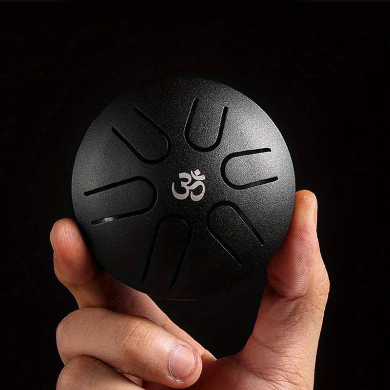 Drum 6 Notes Palm Size black