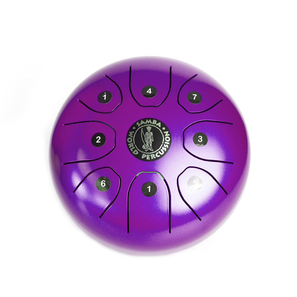 SWP Tongue Drum Kids Pack w/bag and Beaters purple