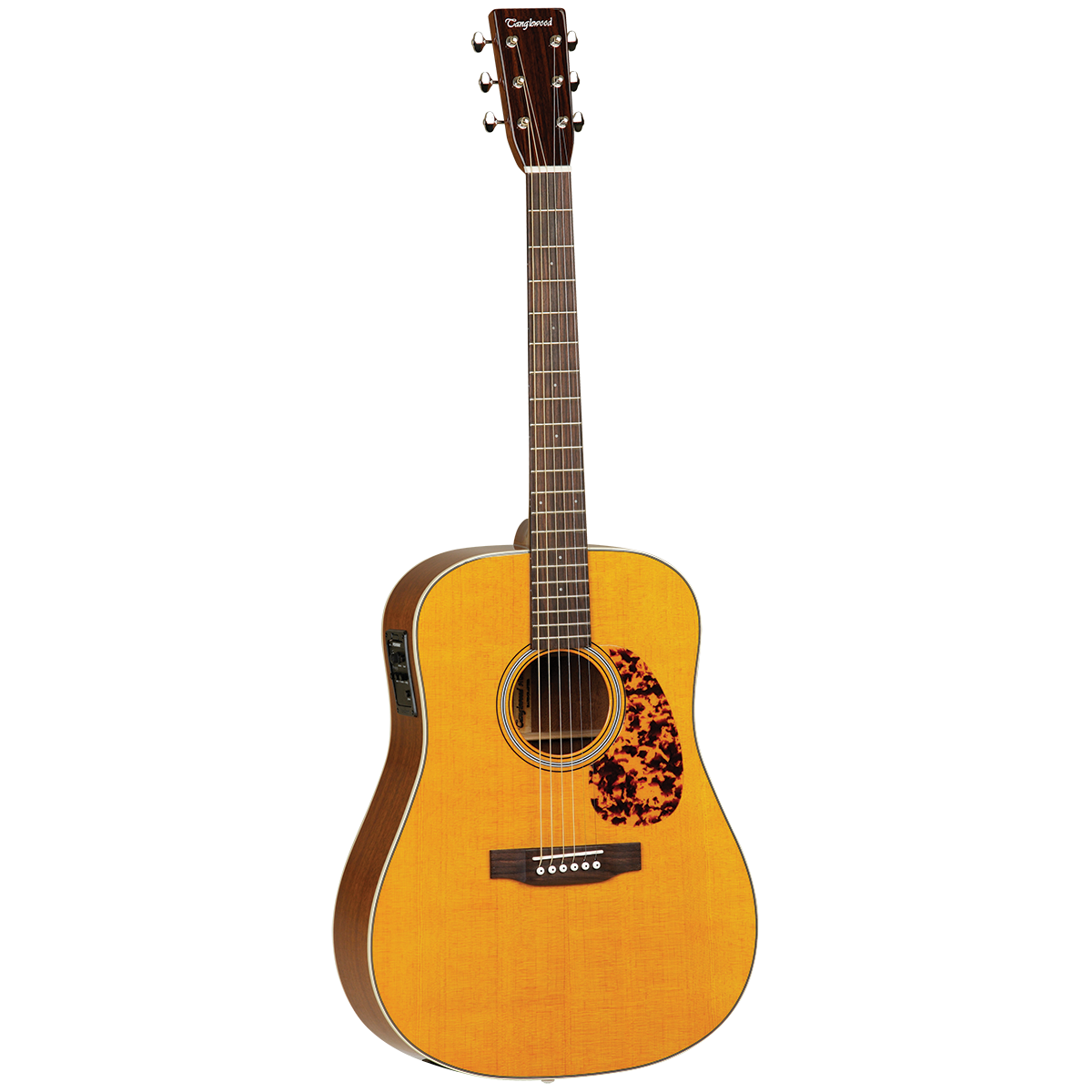 Tanglewood TW40DANE Sundance Historic Dreadnought with Case + Preamp