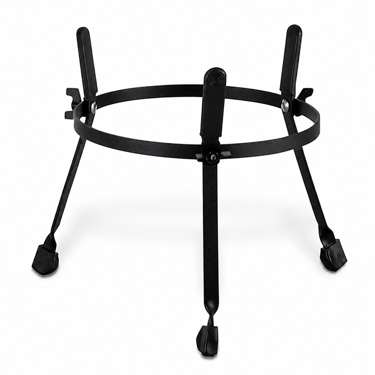 Toca 3600 13-inch black metal conga barrel stand for seated percussion players with durable powder-coated finish.