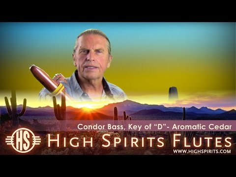 How to play High Spirits Condor Bass D Flute - Aromatic Cedar