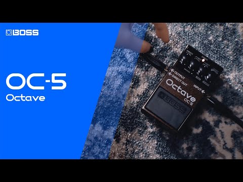 How to use Boss Octave Pedal OC5