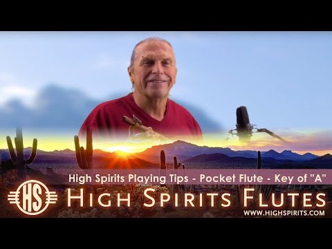 How to play - High Spirits Pocket Flute A - Aromatic Cedar with Turquoise video