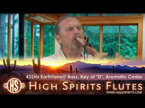How to play High Spirits Earth Tone Bass D Flute - Aromatic Cedar