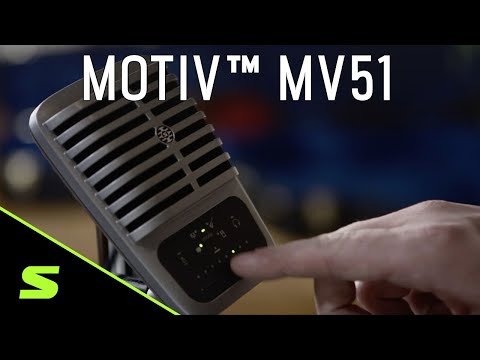 Shure MV51 Professional Home Studio Microphone video