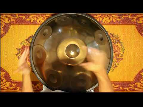 Stainless steel Ethereal handpan video - D KURD 9 Note