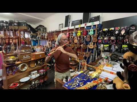Bansuri Dhotre flute - Bass - Key of A 