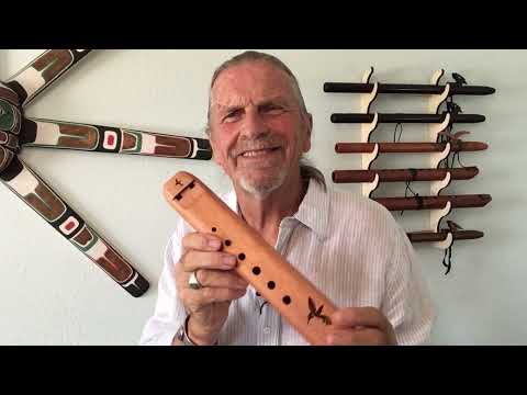 Video High Spirits Double Nova Flute Spanish Cedar - High C