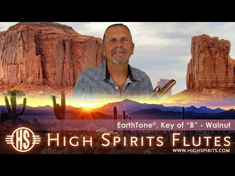 How to play High Spirits 432Hz Earth Tone Key of High B - Walnut