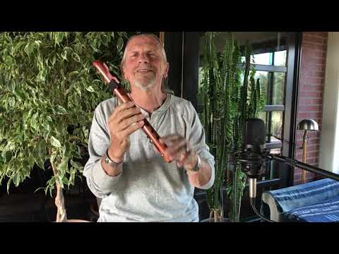 How to play High Spirits Merlin "High C" Flute - Signature - Aromatic Cedar with turquoise Inlay