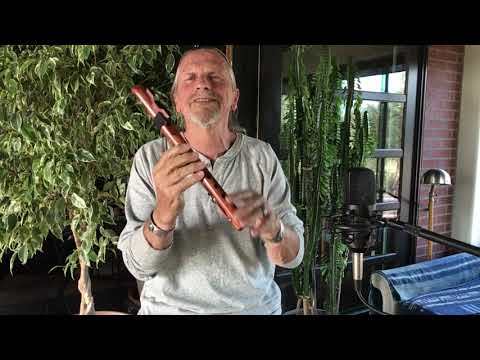 How to play High Spirits Merlin "High C" Flute - Signature - Aromatic Cedar with turquoise Inlay