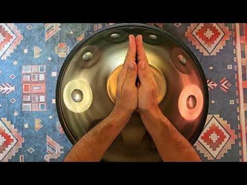 Ethereal Pans Eb Kurd 9-note mini handpan video