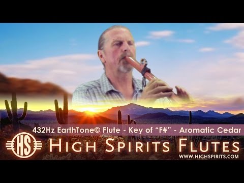 Video High Spirits Earth Tone F# Flute - Aromatic Cedar