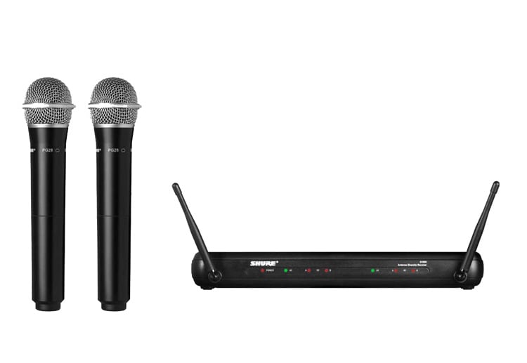 Shure Dual Wireless Microphone System  SVX288PG28