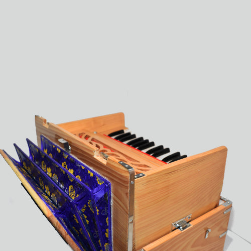 Shramya Musical Folding Harmonium - 27 Key Double Reed Son of Drum