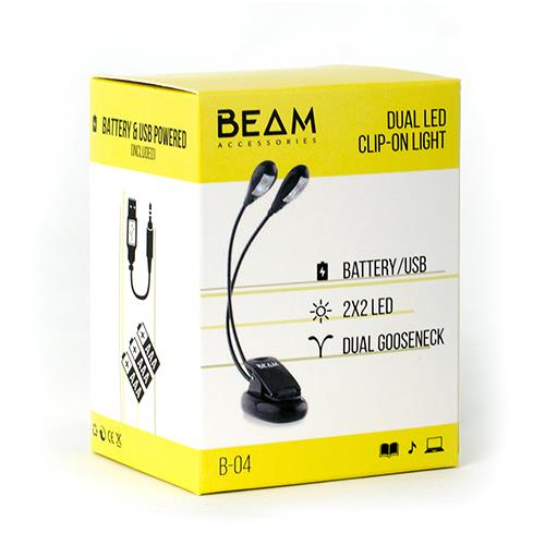 BEAM Dual LED Clip-on Light B-04