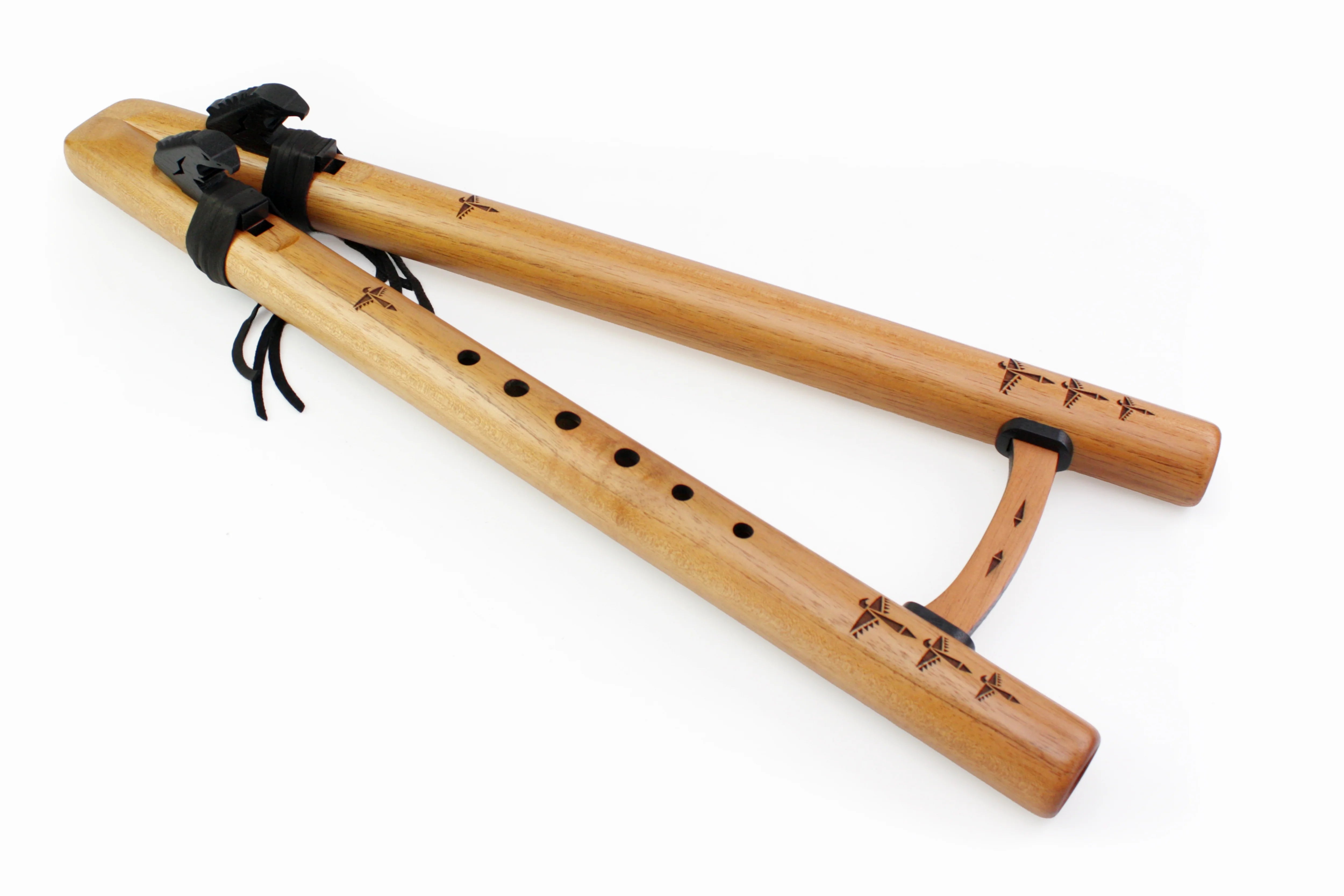 Native American Flute Double Condor Bass 'D' - Spanish Cedar - Son of drum Australia