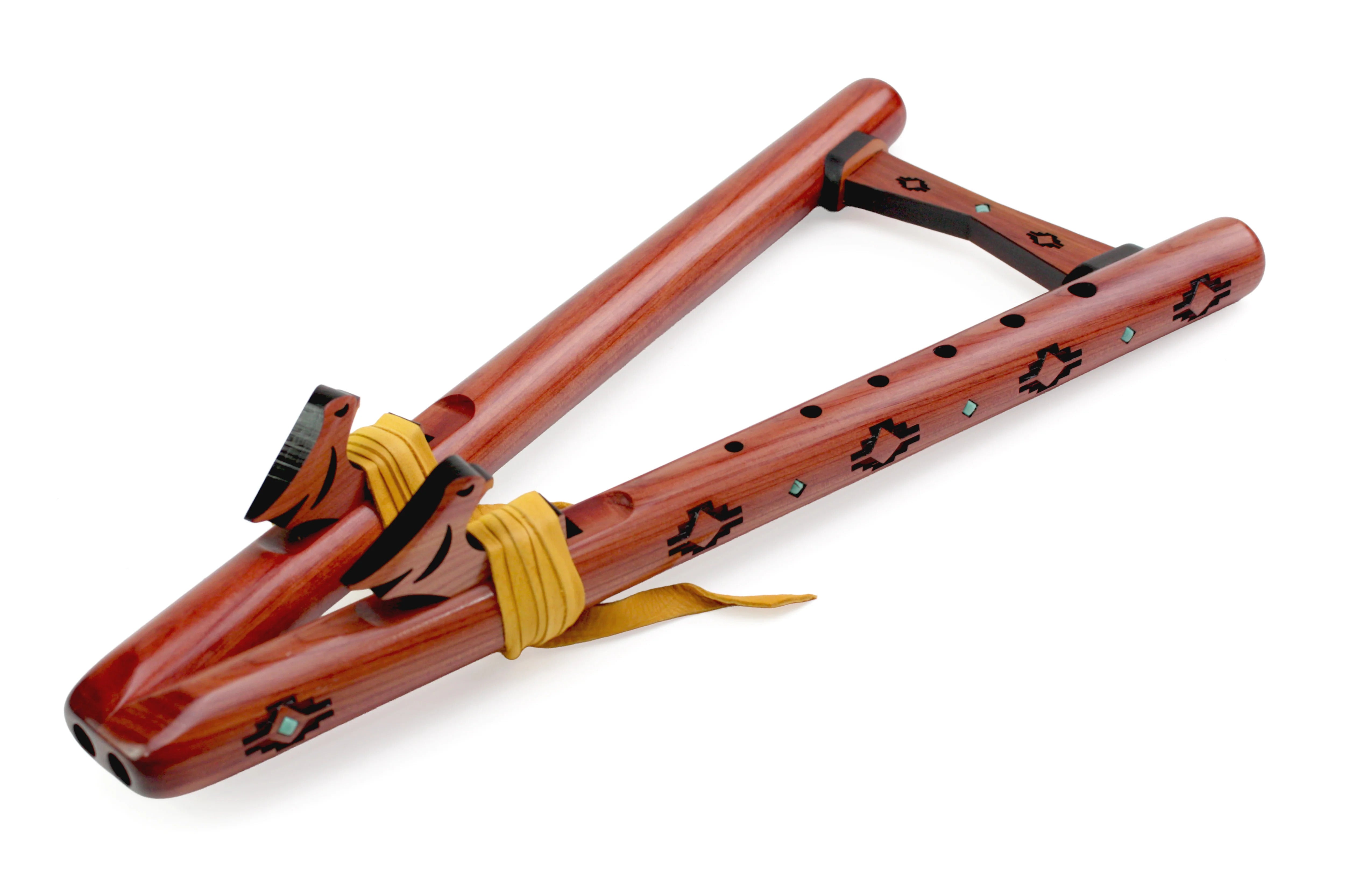 High Spirits Double Traditional Kestrel "High D" - Aromatic Cedar w/Turquoise