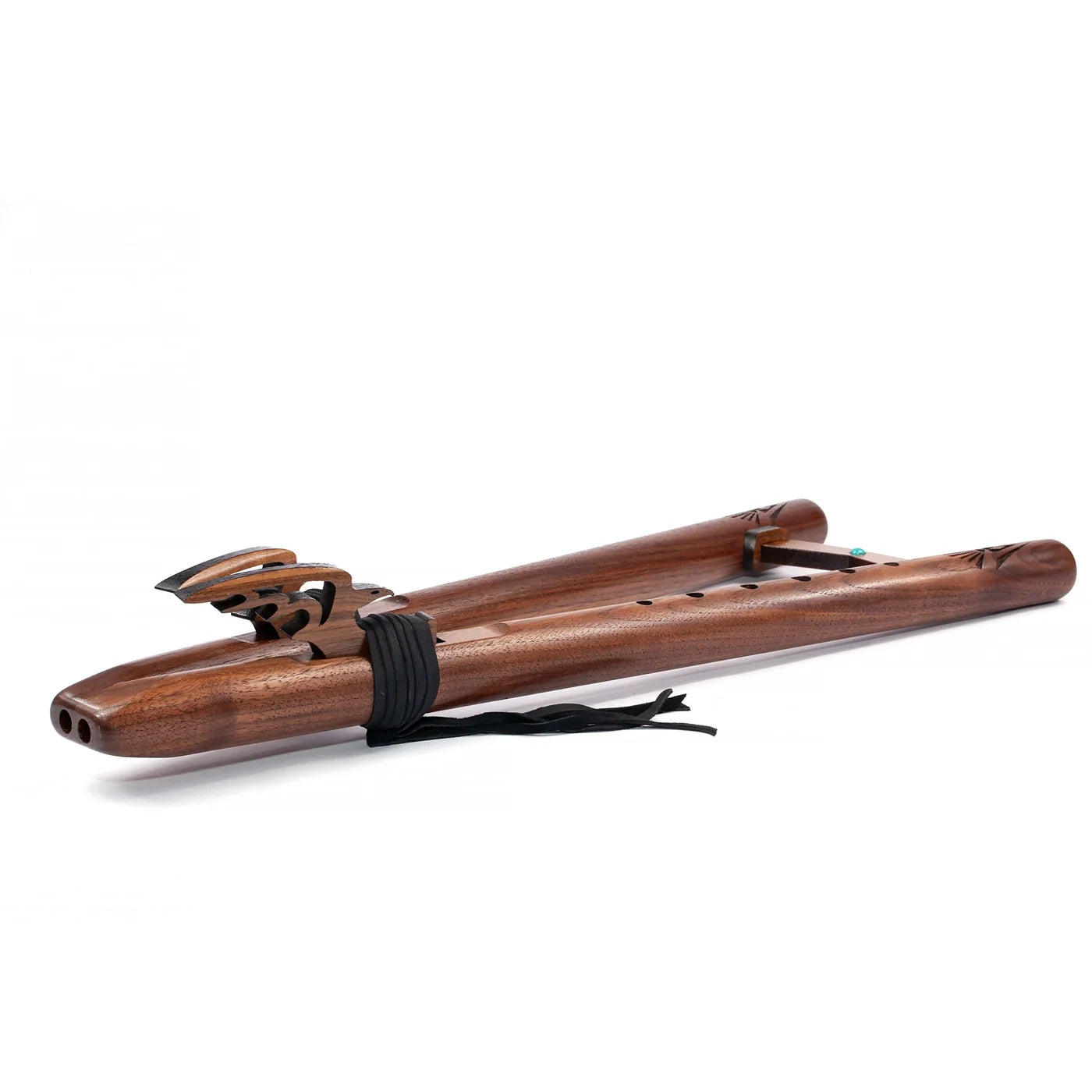 High Spirits Twin Tail Double 'G' Flute - Walnut Australia