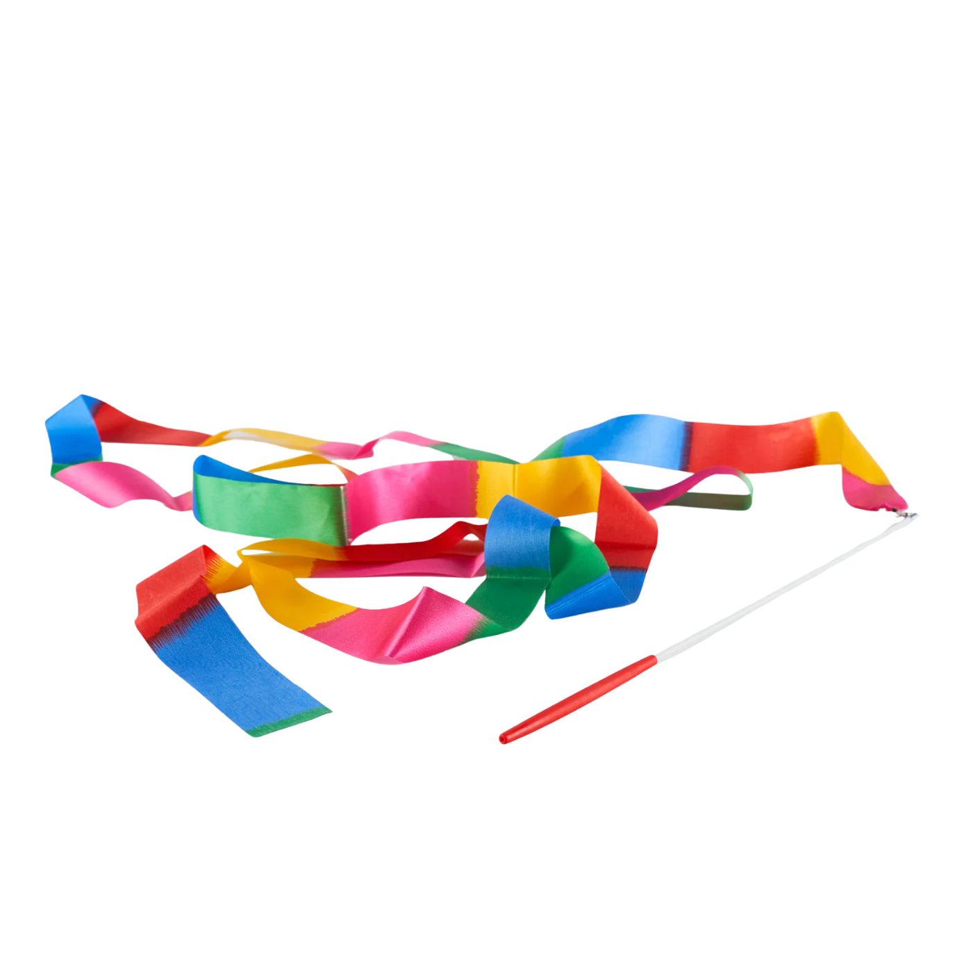 Colourful ribbon stick for performance and play