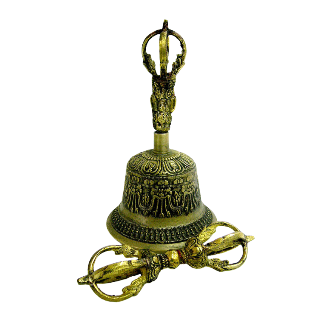Tibetan Brass Bell & Dorge X large Australia
