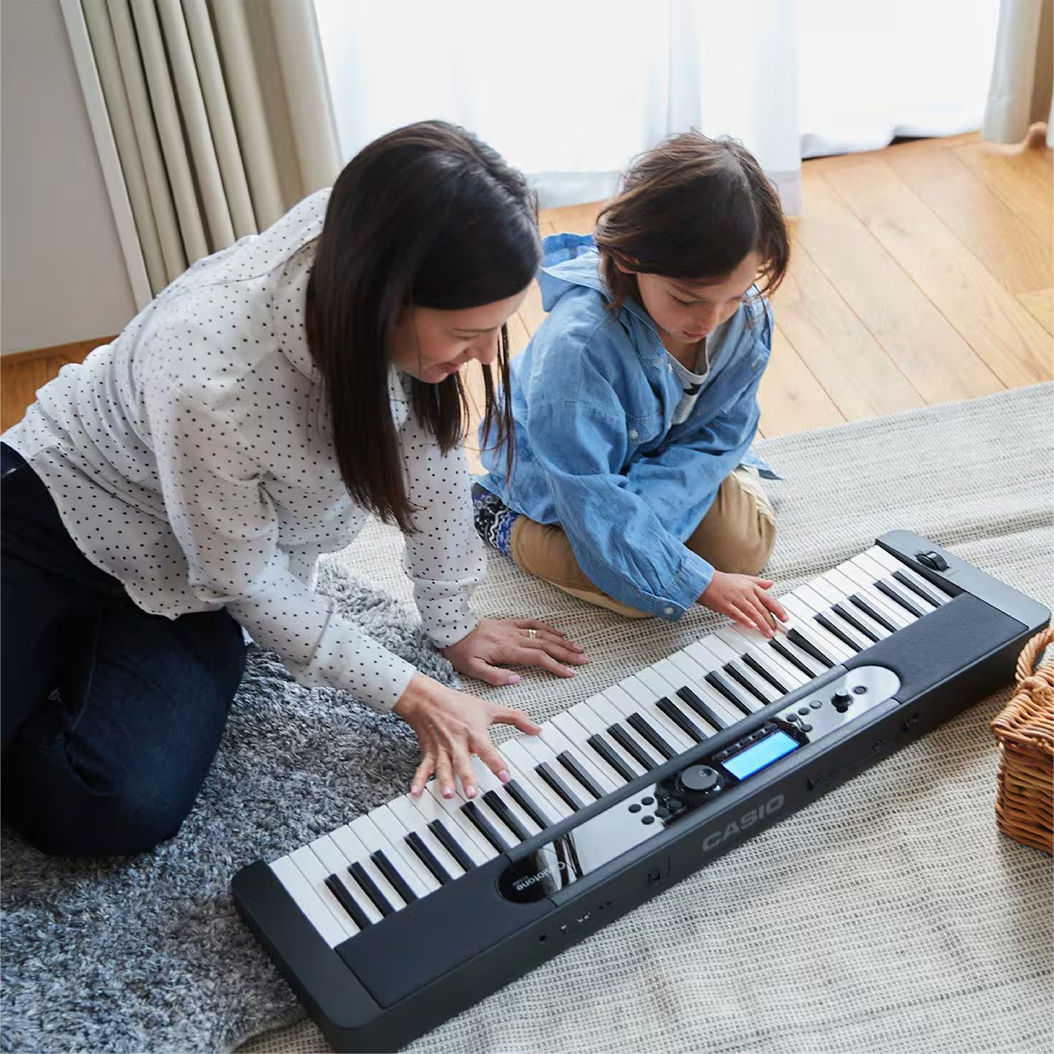 Casio piano - 400 Keyboard - Black