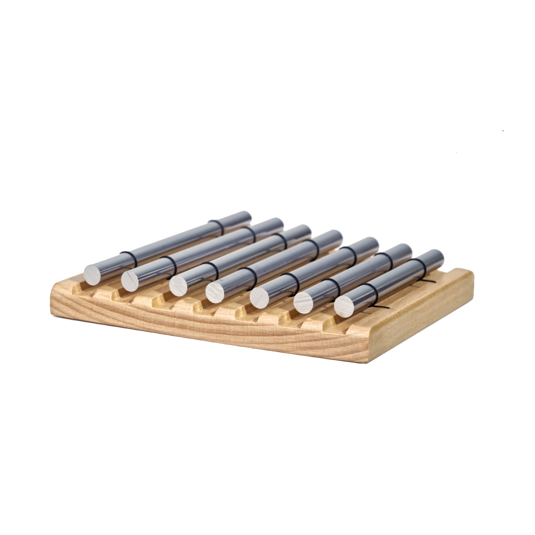 Chime Bar 7-Note Set on Wooden Base