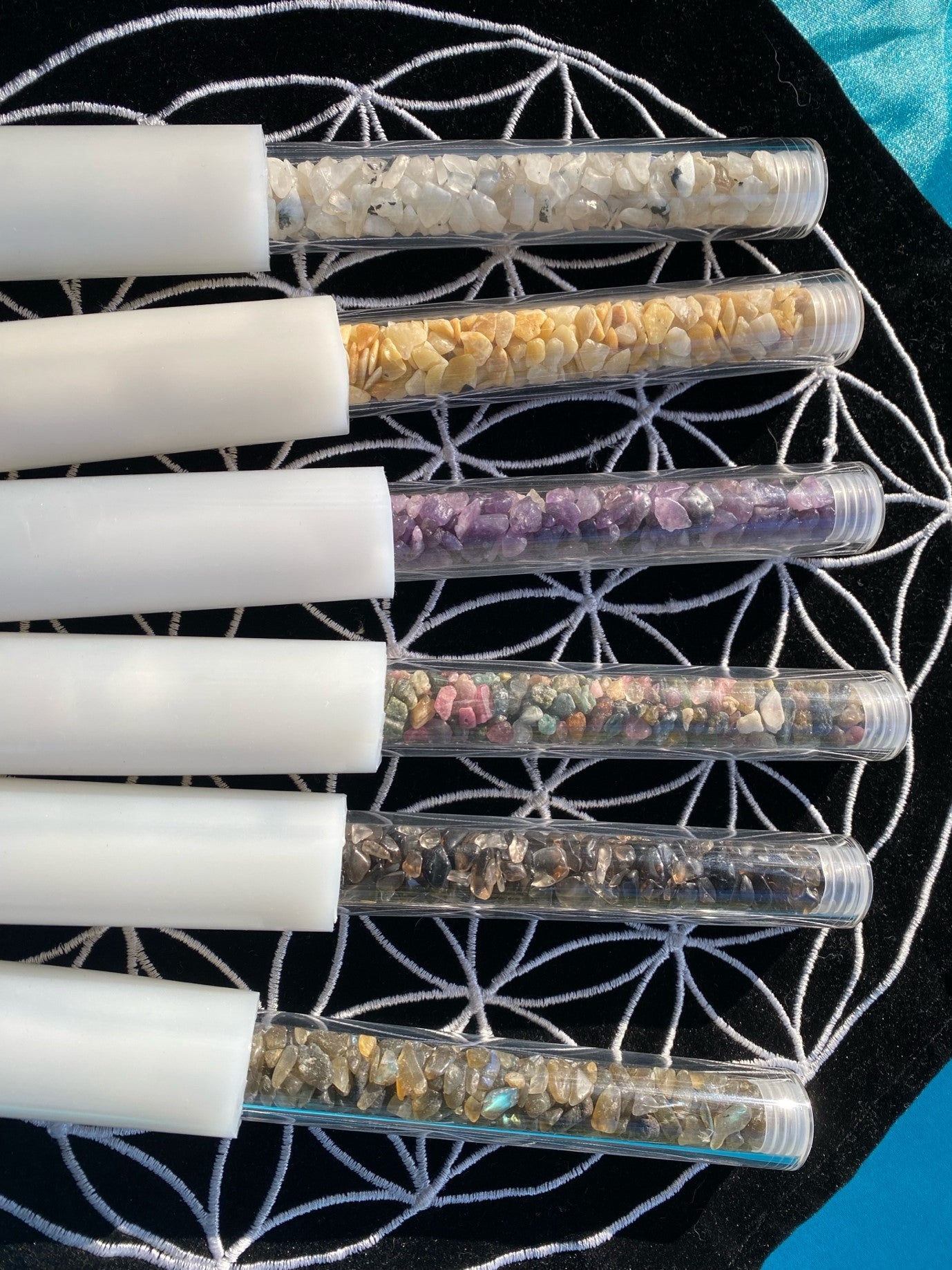 Crystal Glass Wand for Singing Bowls by Evolve Within