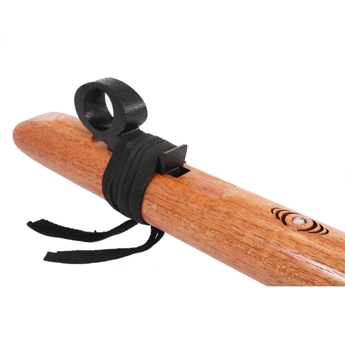 High Spirits 432Hz Earth tone Bass Key of E Flute - Spanish Cedar - Inlays